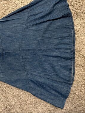 Madewell Denim A-Line Skirt in Indigo Blue